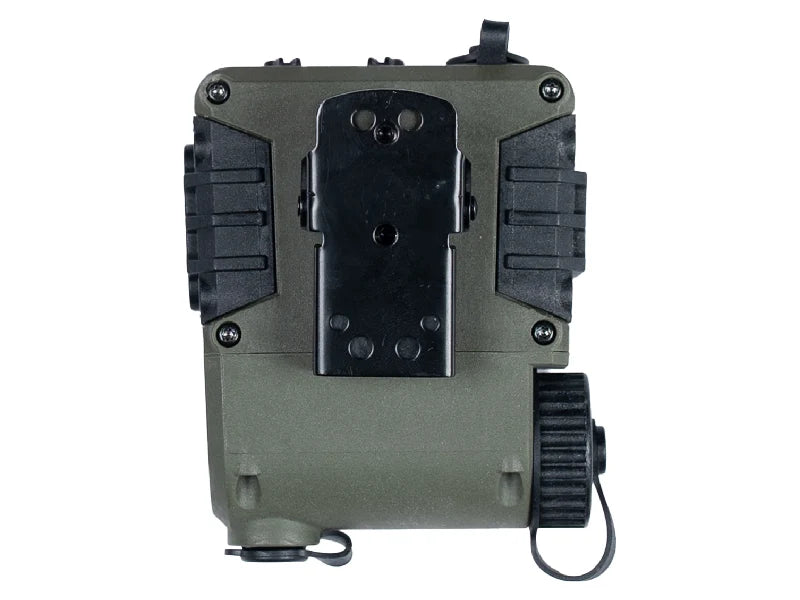 Falconclaw PTT in Adaptive Green – Rückseite mit Gürtelclip #color_adaptive green