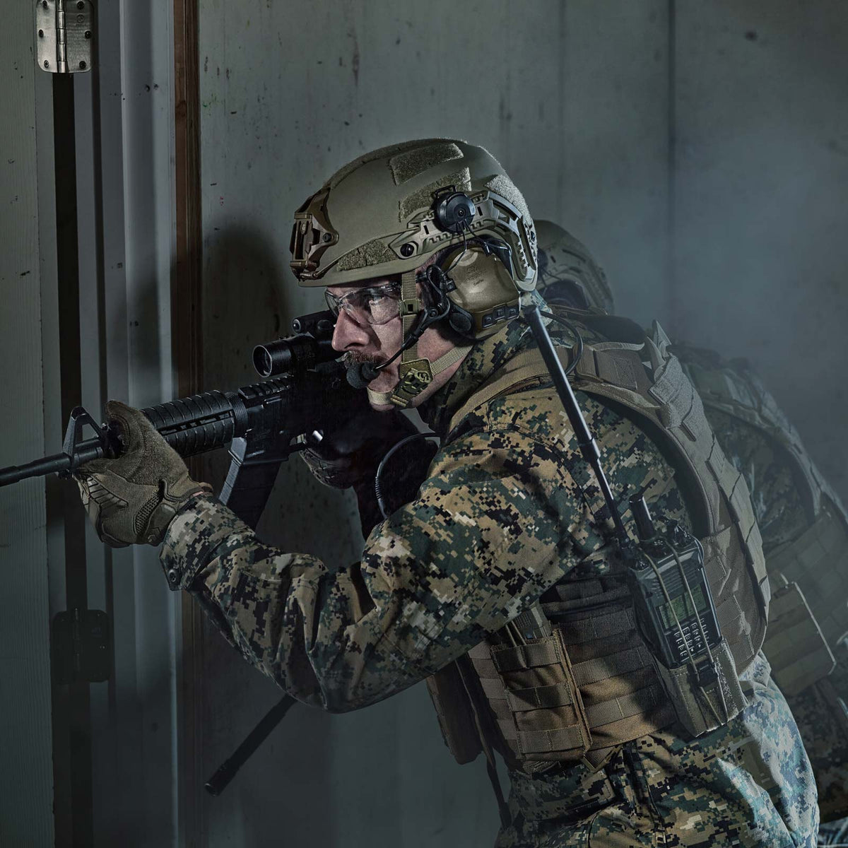 3M Peltor ComTac IX NIB Dual-COM SCU MT14H419A-108