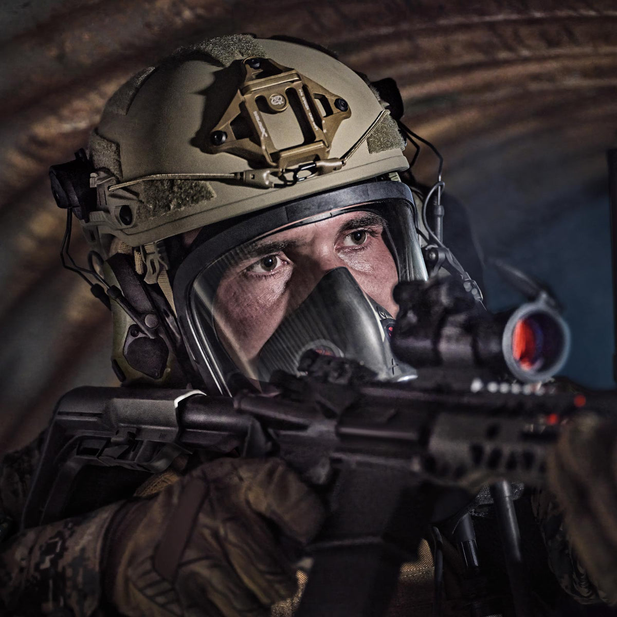 3M Peltor ComTac IX NIB Dual-COM SCU MT14H419A-108