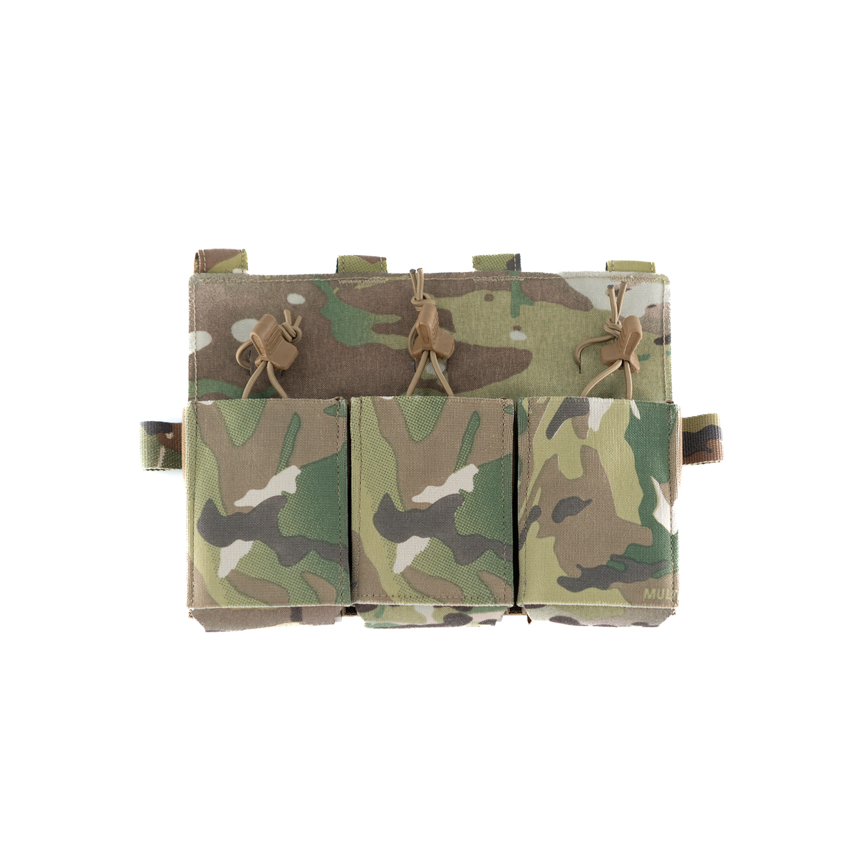 Haley Strategic Triple Rifle Mag Placard for Crye w/ MP2 — Multicam, product view 1 #color_multicam
