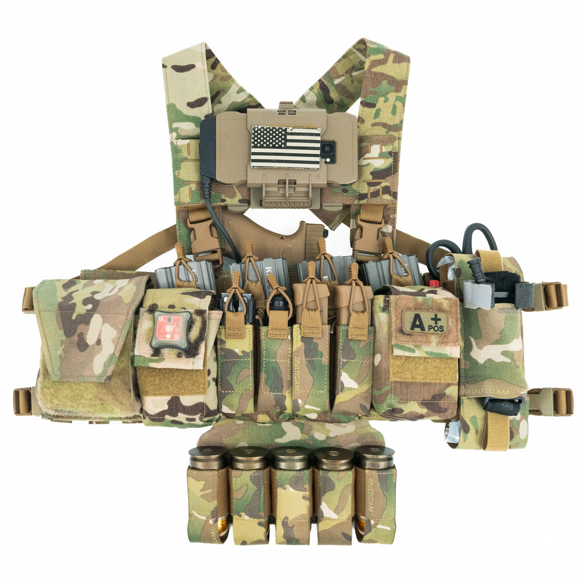 Haley Strategic 40mm 5 Banger Hanger — Multicam, product view 2