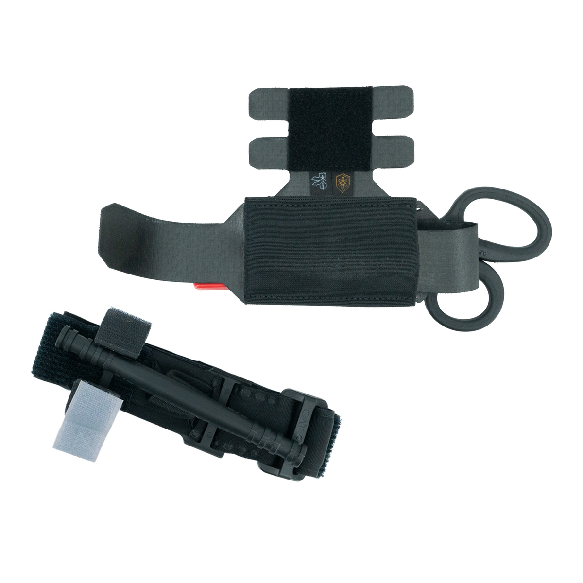 Haley Strategic Tourniquet and Trauma Shear Hanger — Black, product view 3