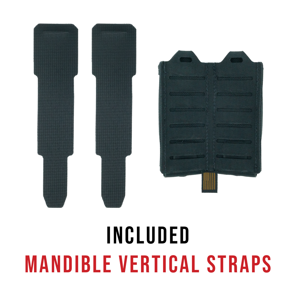 Haley Strategic Double Pistol Mag Pouch — Black, product view 3