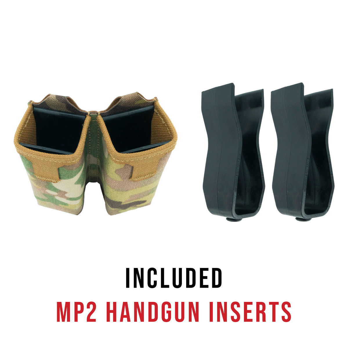 Haley Strategic Double Pistol Mag Pouch — Multicam, product view 2