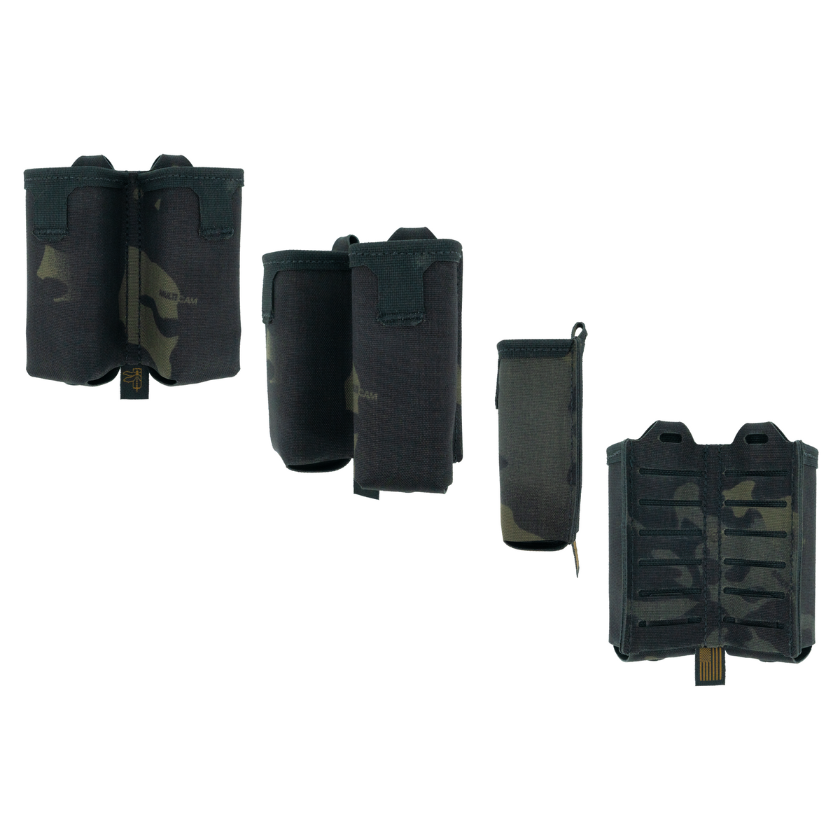 Haley Strategic Double Pistol Mag Pouch — Multicam Black, product view 5