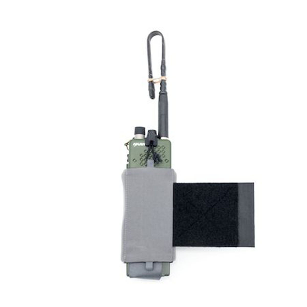 Haley Strategic Padded PRC Pocket (Portable Radio Comm) — Grey, product view 1