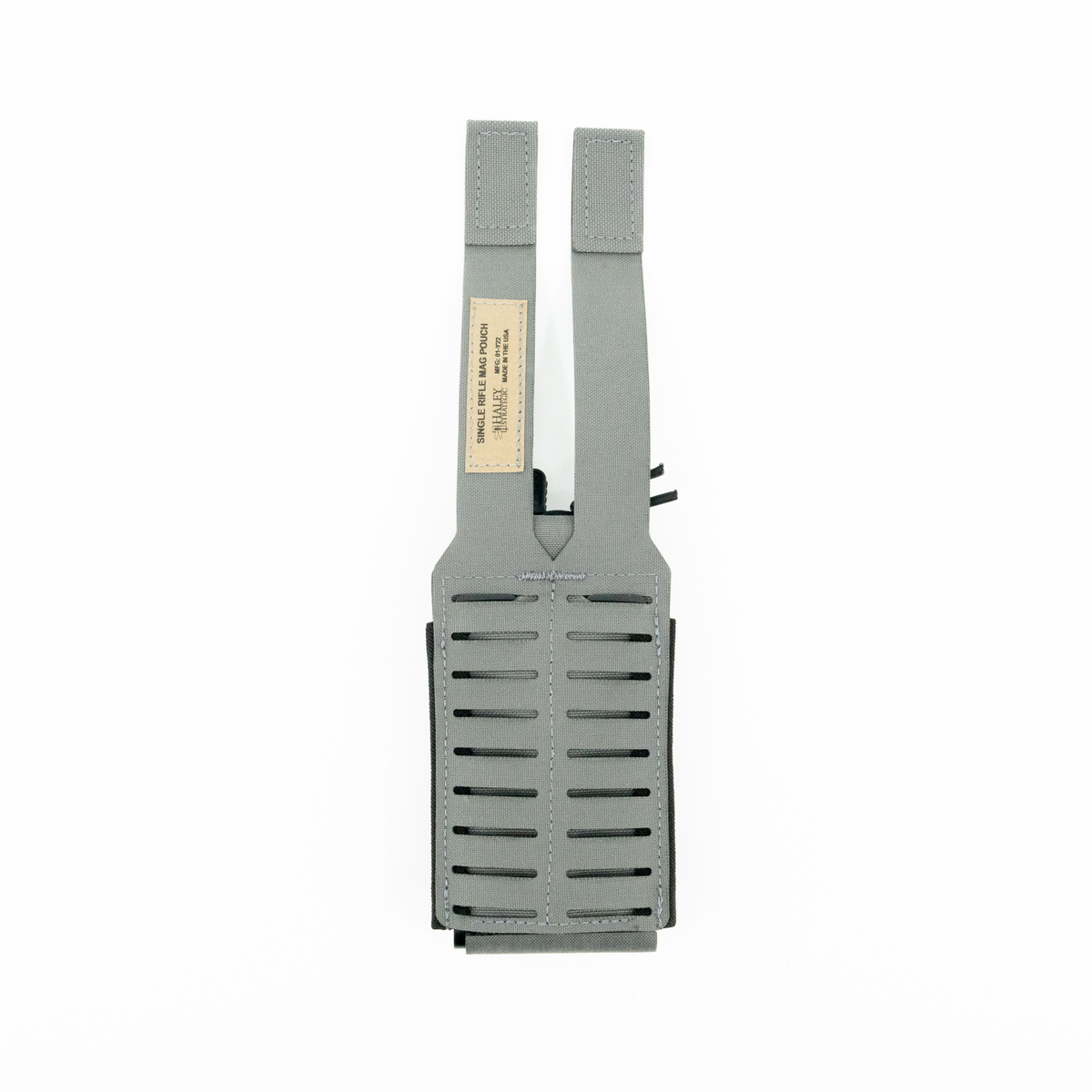 Haley Strategic Single Rifle Mag Pouch — Grey, product view 4