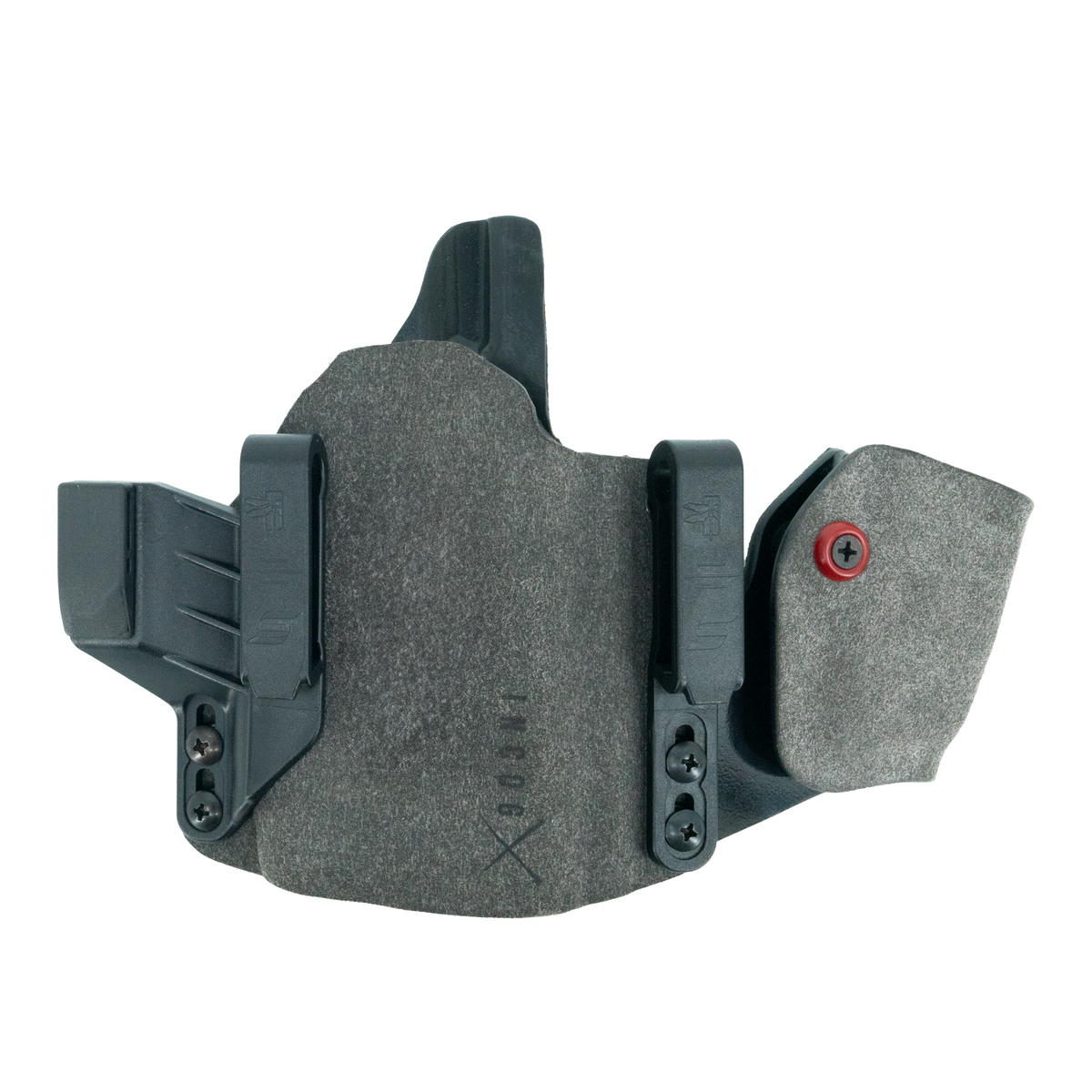 Haley Strategic Incog X Holster - Springfield Echelon — Grey, Small Light + Mag Caddy Right, product view 3