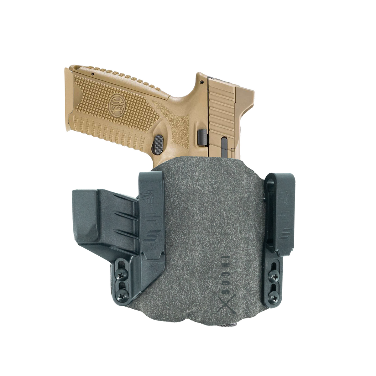 Haley Strategic Incog X Holster - FN 509 — Grey, Small Light Right, product view 1