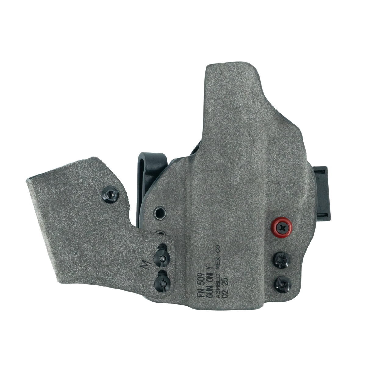 Haley Strategic Incog X Holster - FN 509 — Grey, No Light + Mag Caddy Right, product view 5