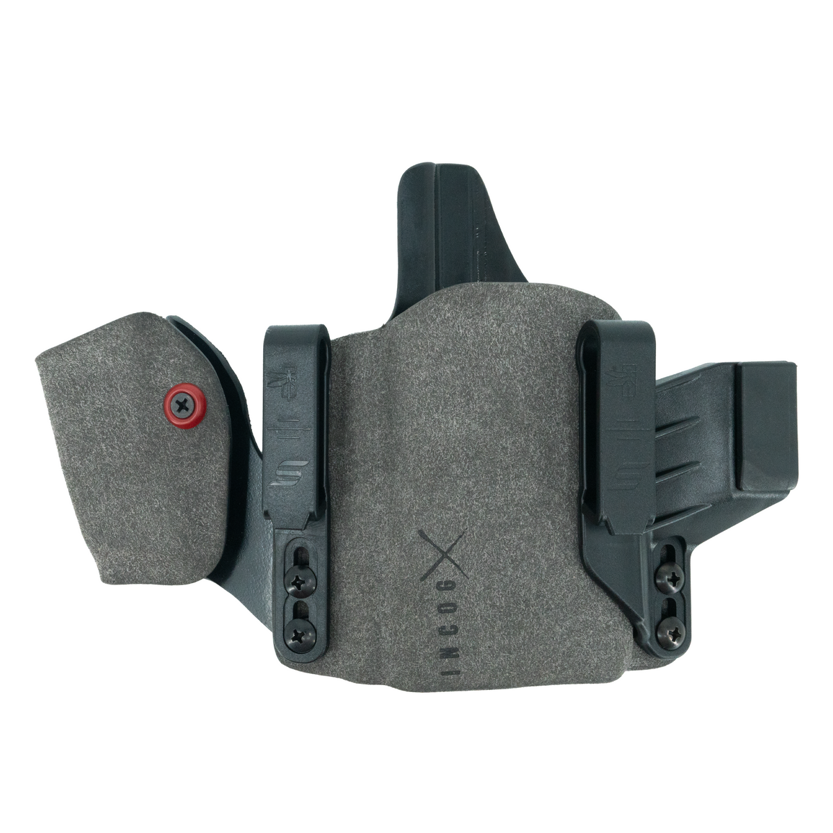 Haley Strategic Incog X Holster - Glock 17/19 — Grey, Small Light + Mag Caddy Left, product view 3
