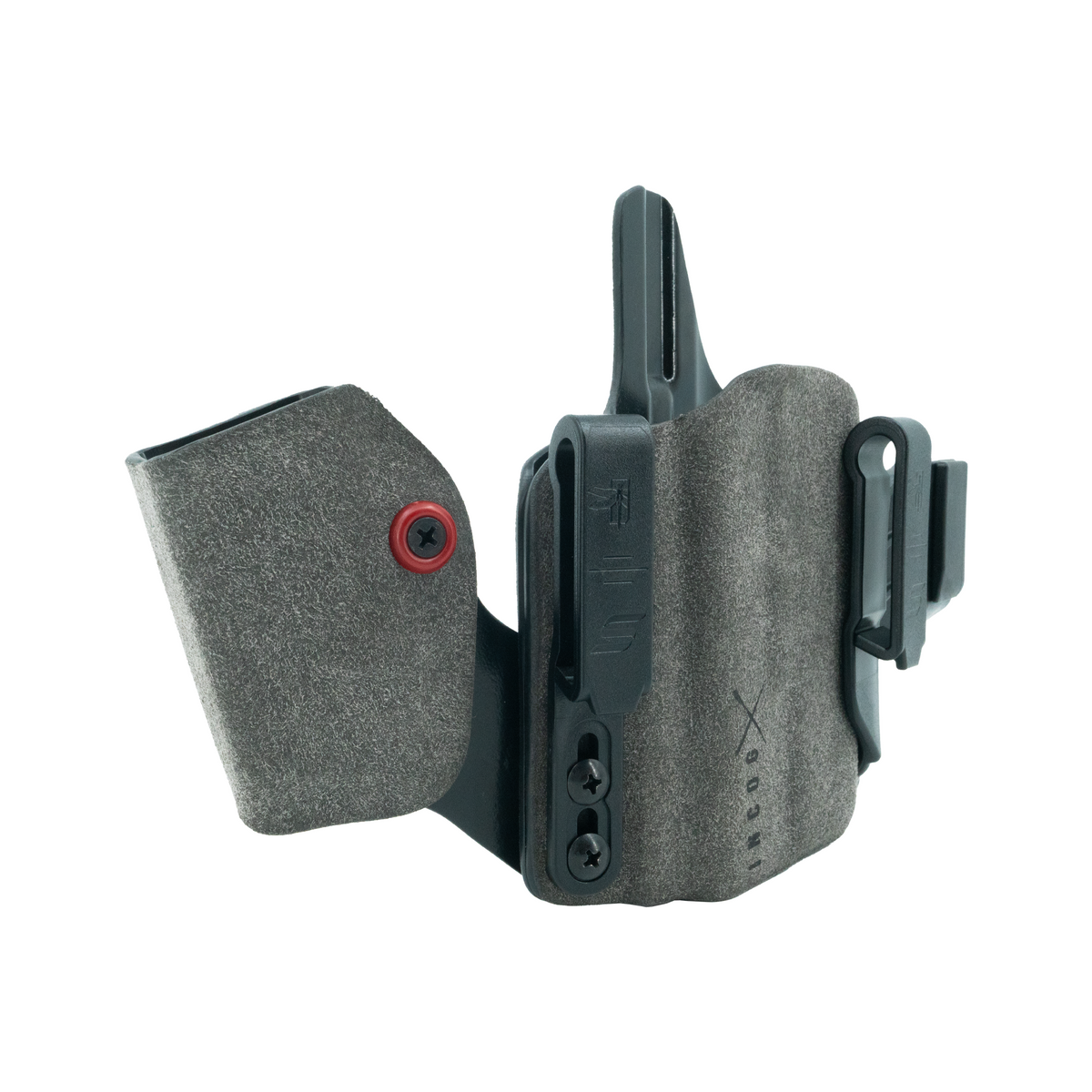 Haley Strategic Incog X Holster - Glock 17/19 — Grey, Small Light + Mag Caddy Left, product view 4