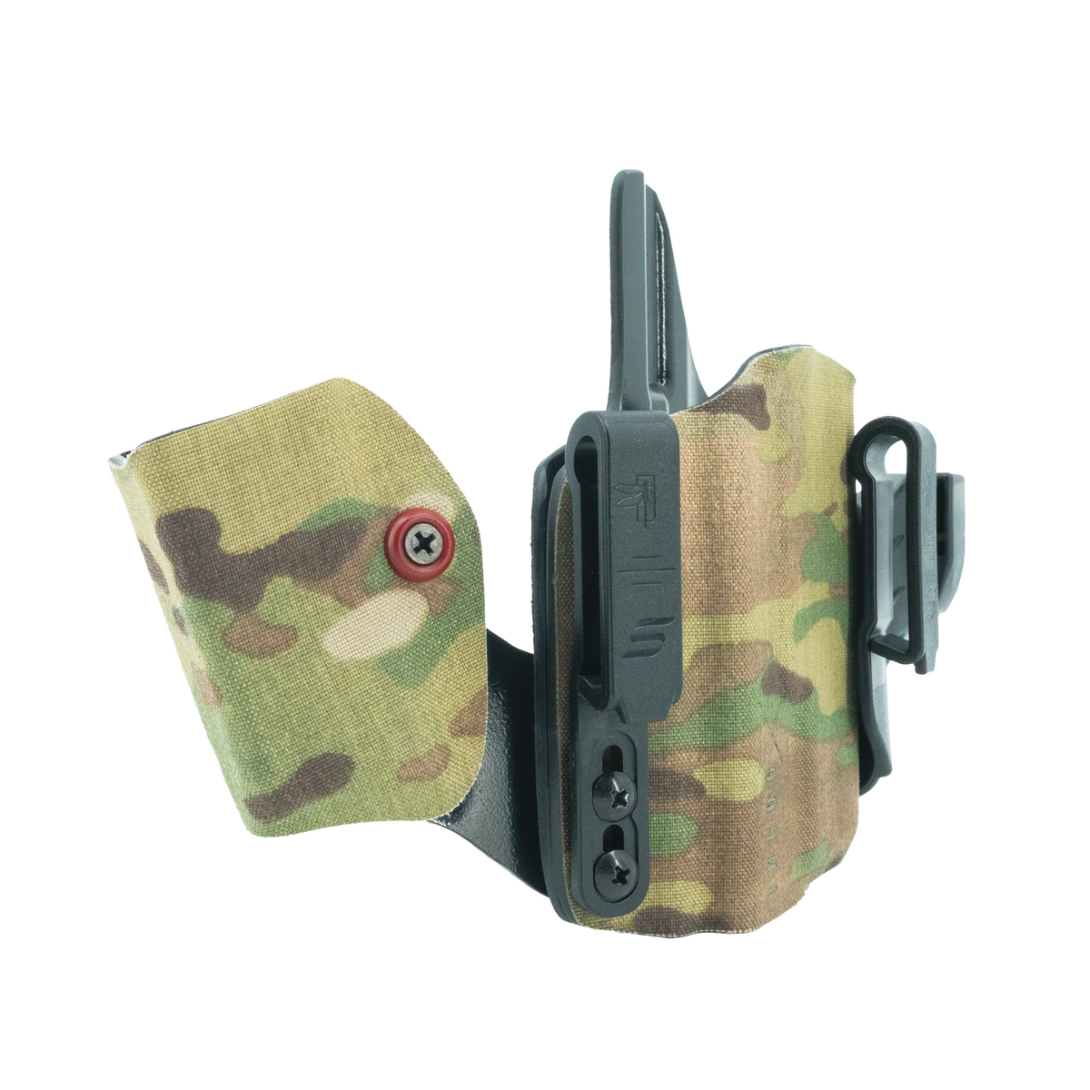 Haley Strategic Incog X Holster - Glock 17/19 — Multicam, Small Light + Mag Caddy Left, product view 4