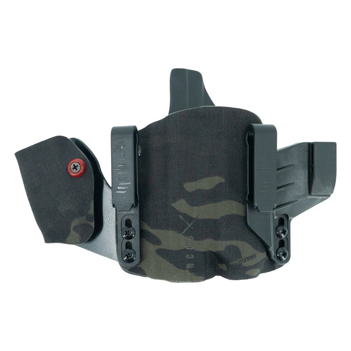 Haley Strategic Incog X Holster - Glock 17/19 — Multicam Black, Small Light + Mag Caddy Left, product view 1