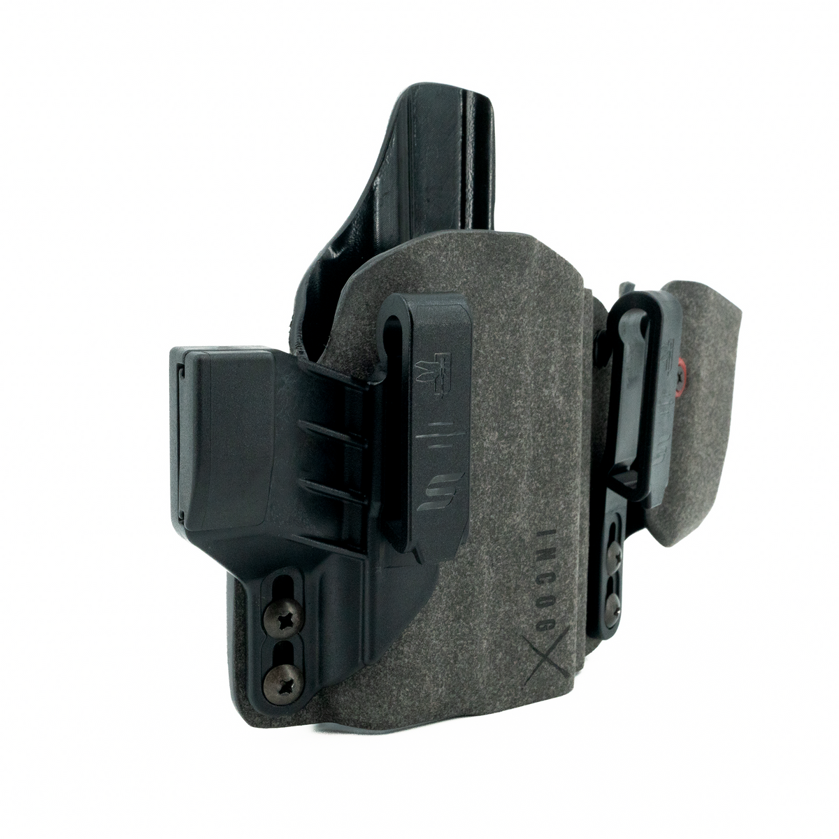 Haley Strategic Incog X Holster - Glock 17/19 — Grey, Small Light + Mag Caddy Right, product view 3