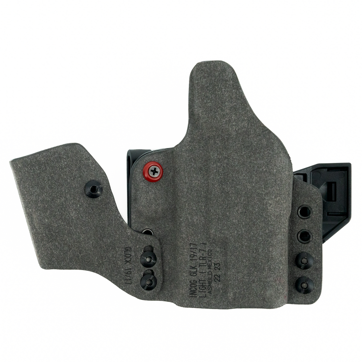Haley Strategic Incog X Holster - Glock 17/19 — Grey, Small Light + Mag Caddy Right, product view 4