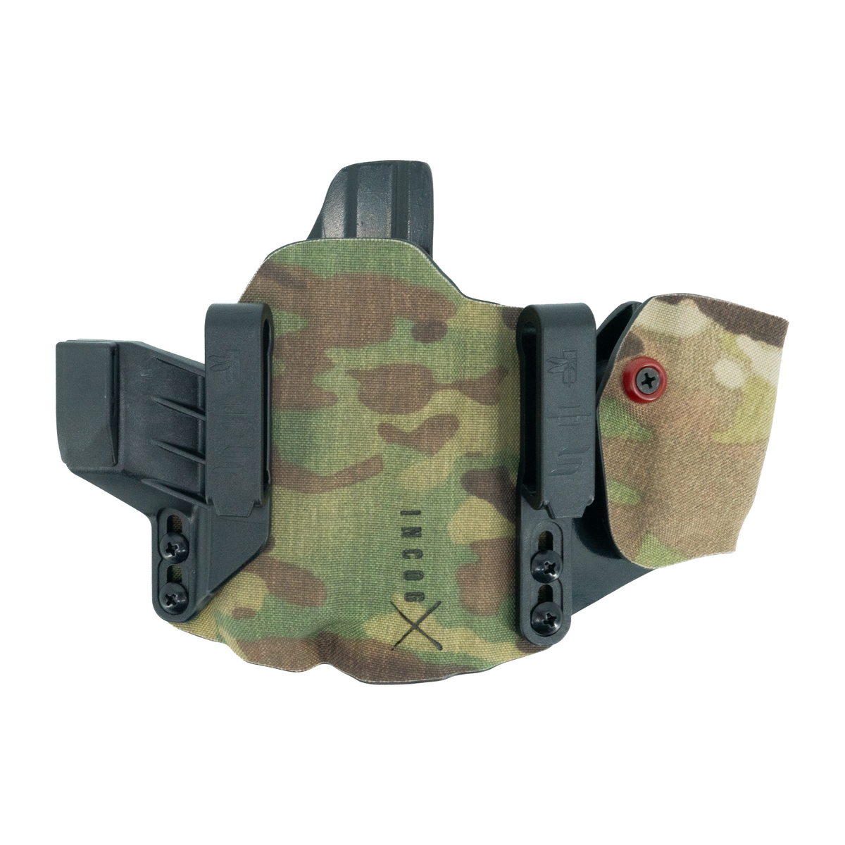 Haley Strategic Incog X Holster - Glock 17/19 — Multicam, Small Light + Mag Caddy Right, product view 1