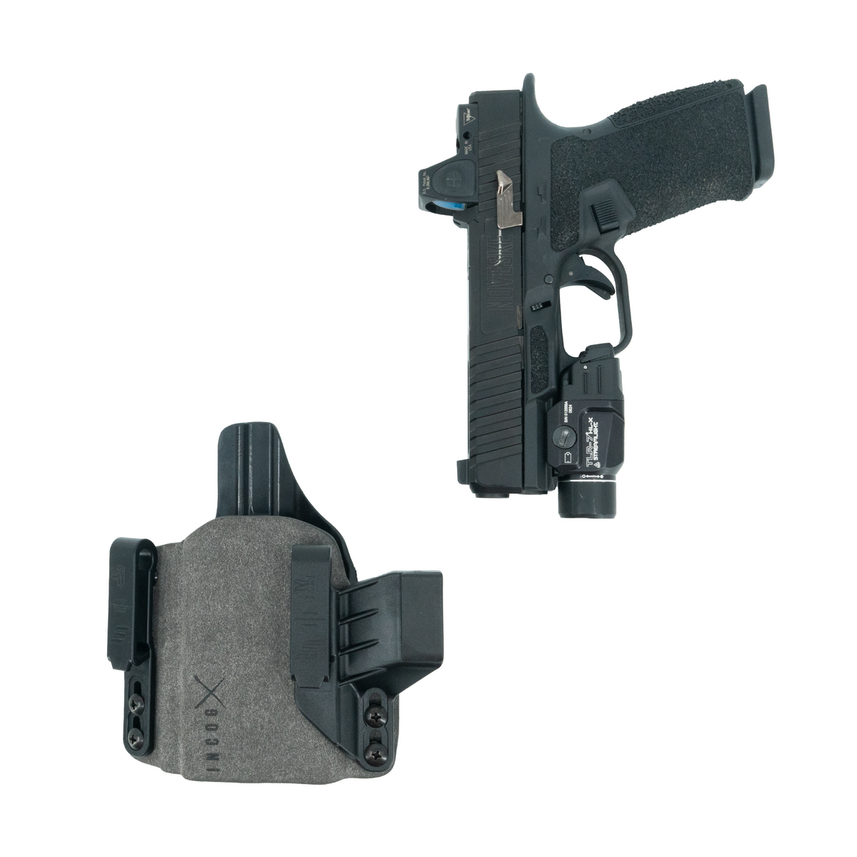 Haley Strategic Incog X Holster - Glock 17/19 — Grey, Small Light Left, product view 2