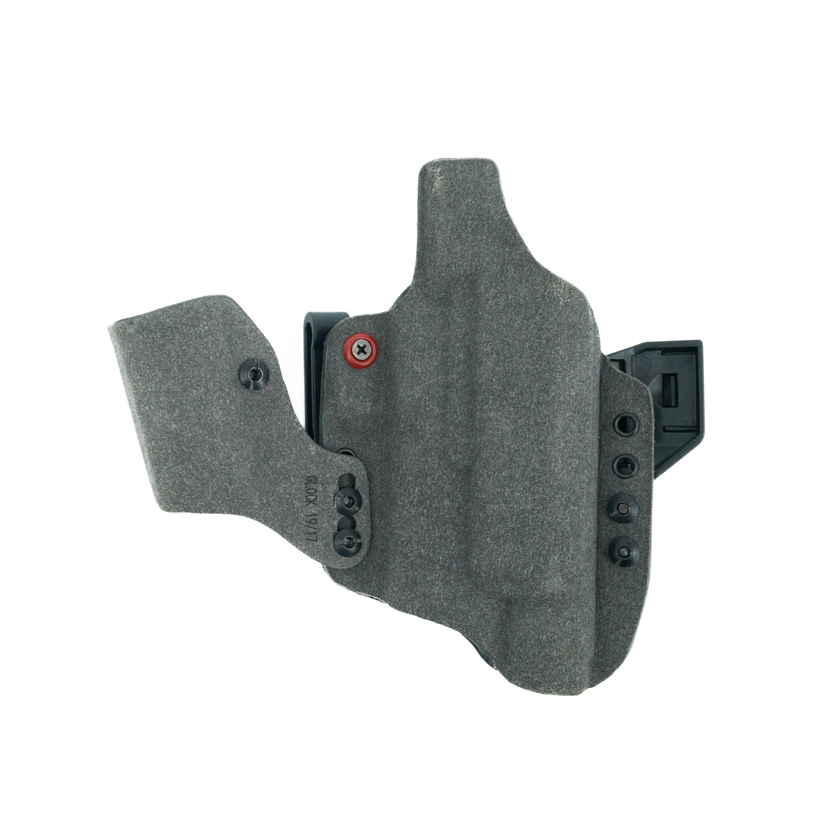 Haley Strategic Incog X Holster - Glock 17/19 — Grey, Large Light + Mag Caddy Right, product view 4