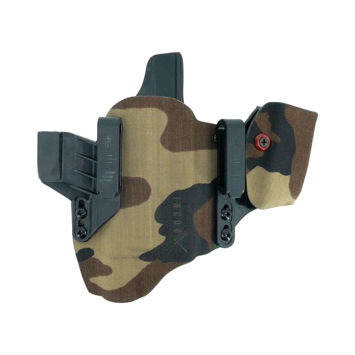 Haley Strategic Incog X Holster - Glock 17/19 — M81 Woodland, Large Light + Mag Caddy Right, product view 1