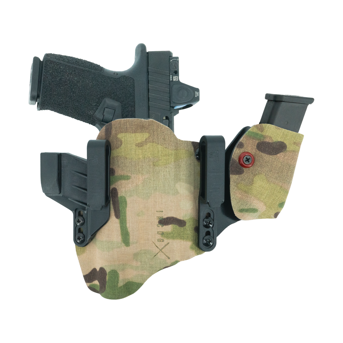 Haley Strategic Incog X Holster - Glock 17/19 — Multicam, Large Light + Mag Caddy Right, product view 1