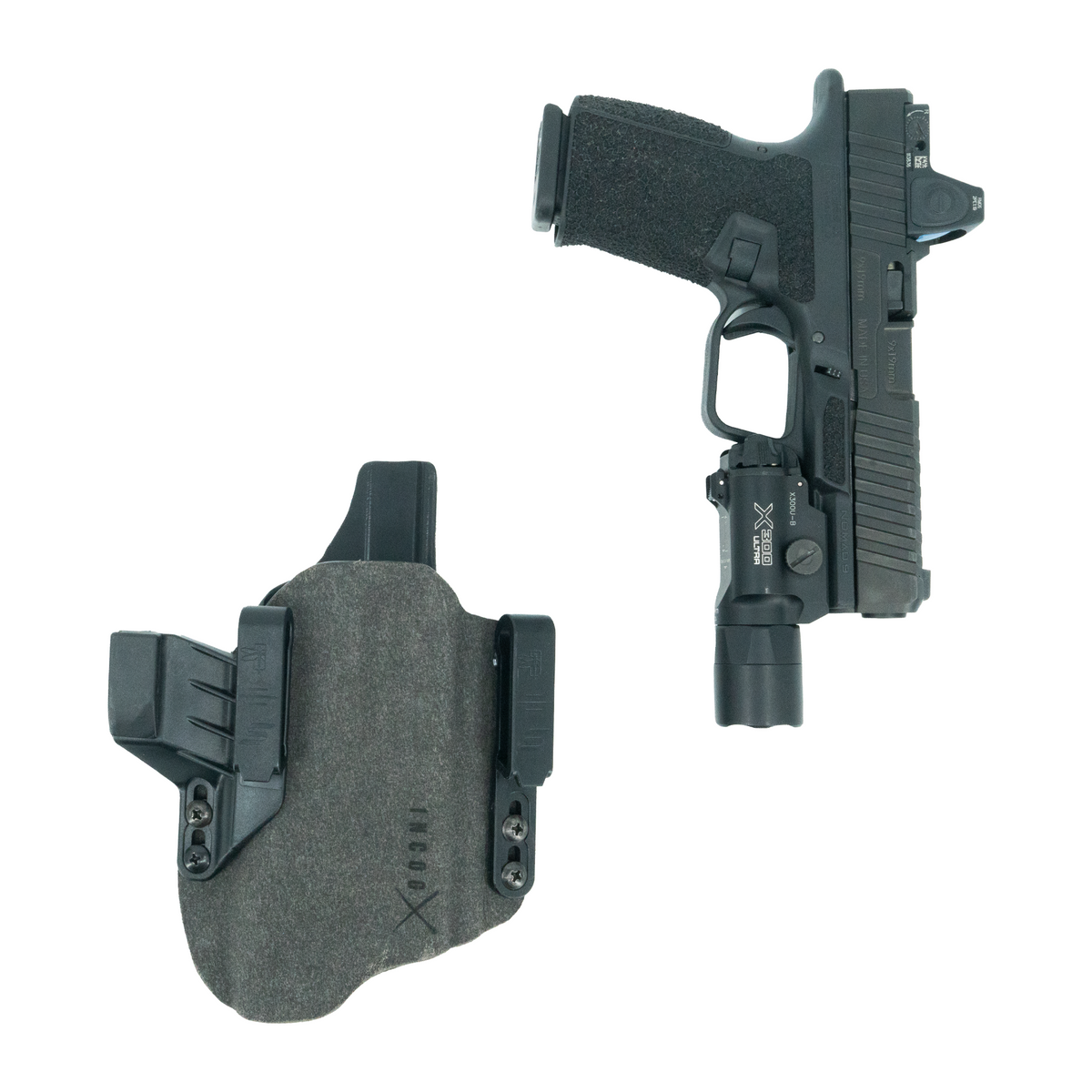 Haley Strategic Incog X Holster - Glock 17/19 — Grey, Large Light Right, product view 2