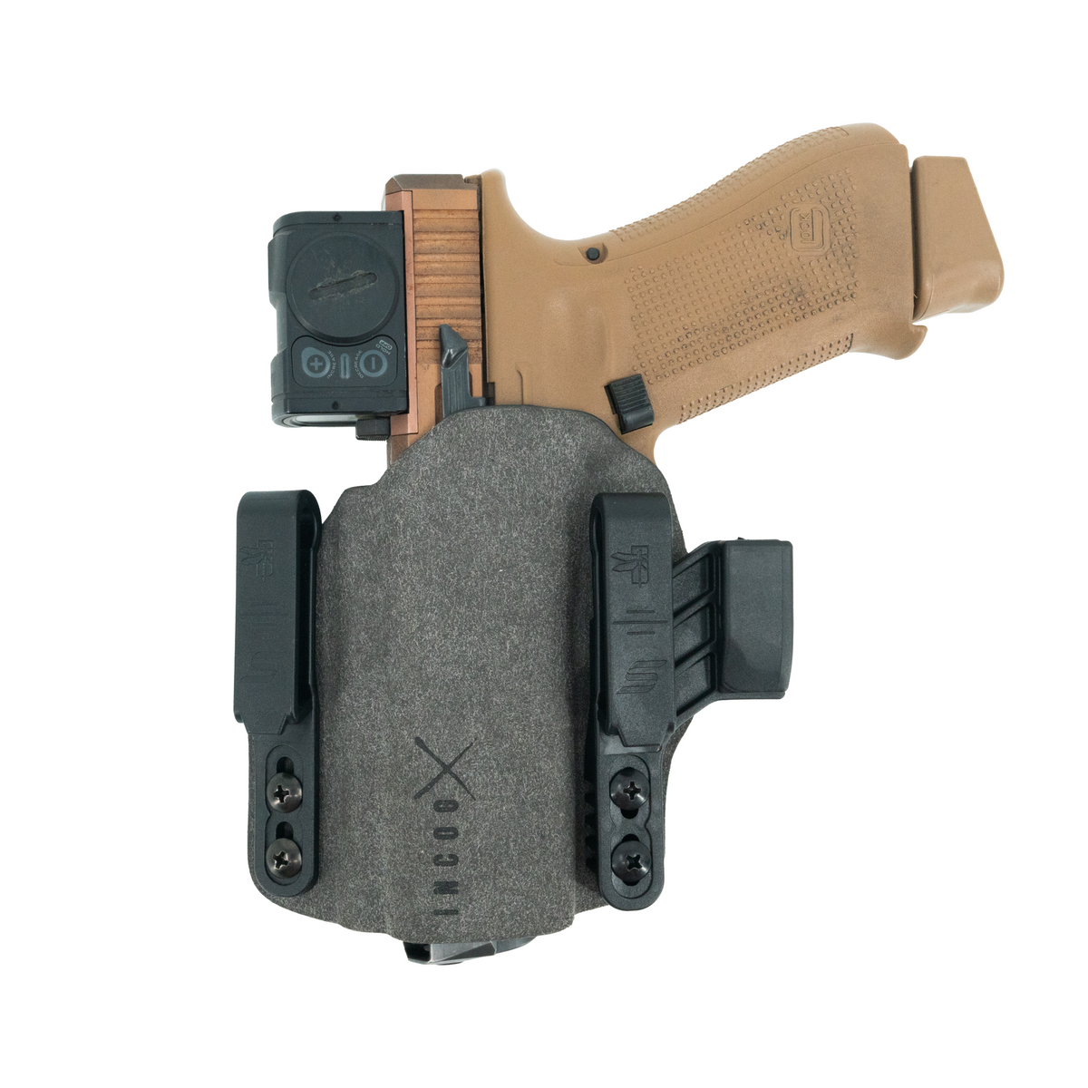 Haley Strategic Incog X Holster - Glock 17/19 — Grey, No Light Left, product view 1
