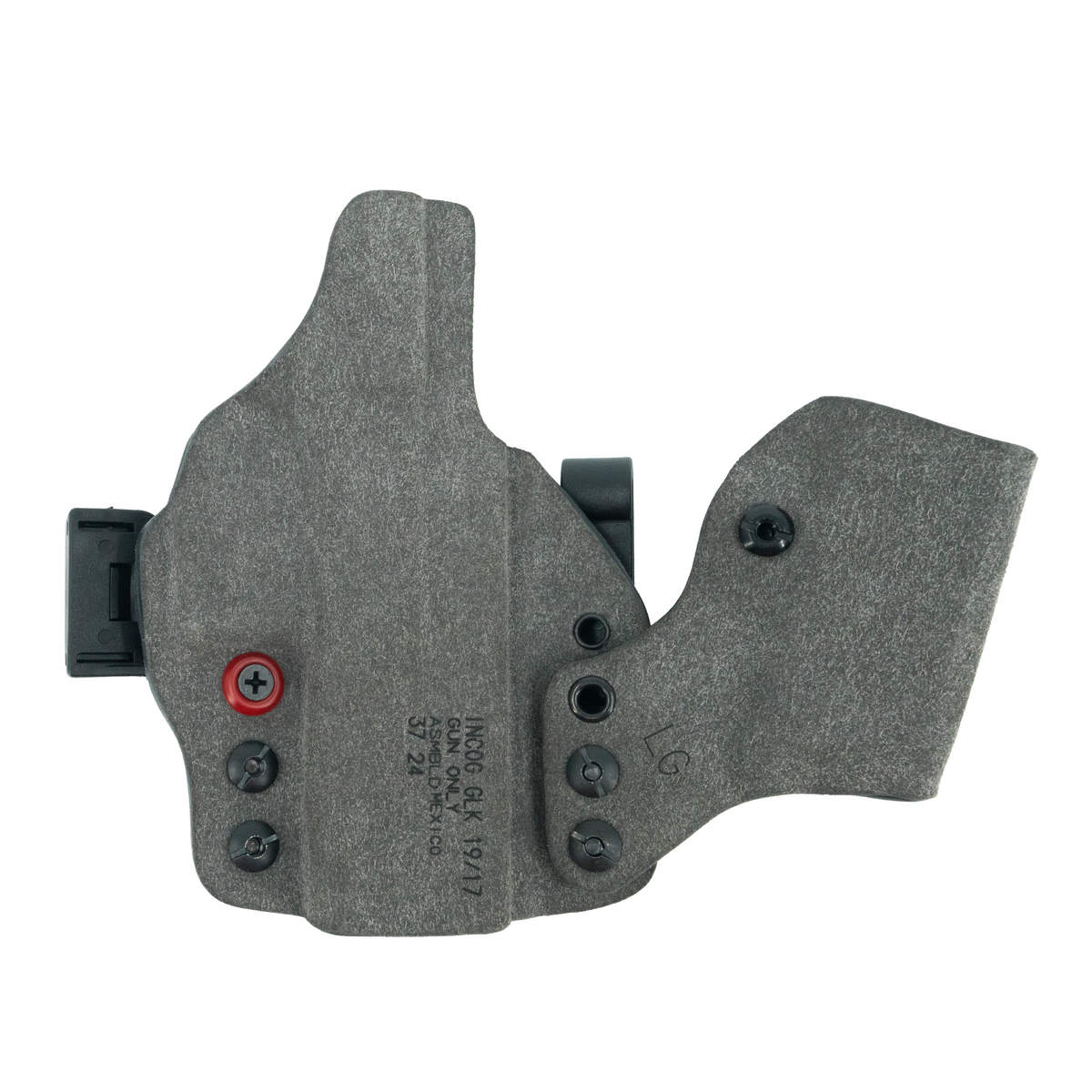 Haley Strategic Incog X Holster - Glock 17/19 — Grey, No Light + Mag Caddy Left, product view 5
