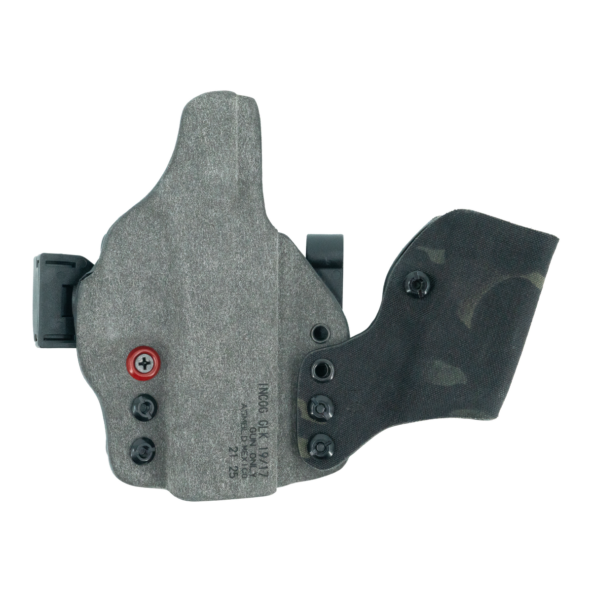 Haley Strategic Incog X Holster - Glock 17/19 — Multicam Black, No Light + Mag Caddy Left, product view 2