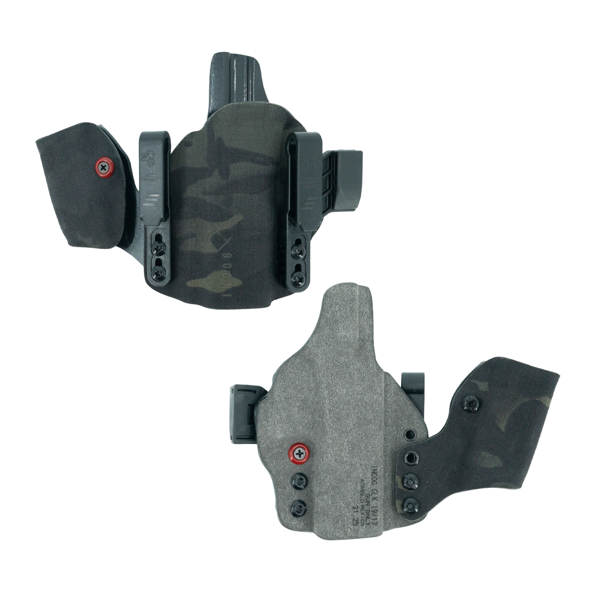 Haley Strategic Incog X Holster - Glock 17/19 — Multicam Black, No Light + Mag Caddy Left, product view 3