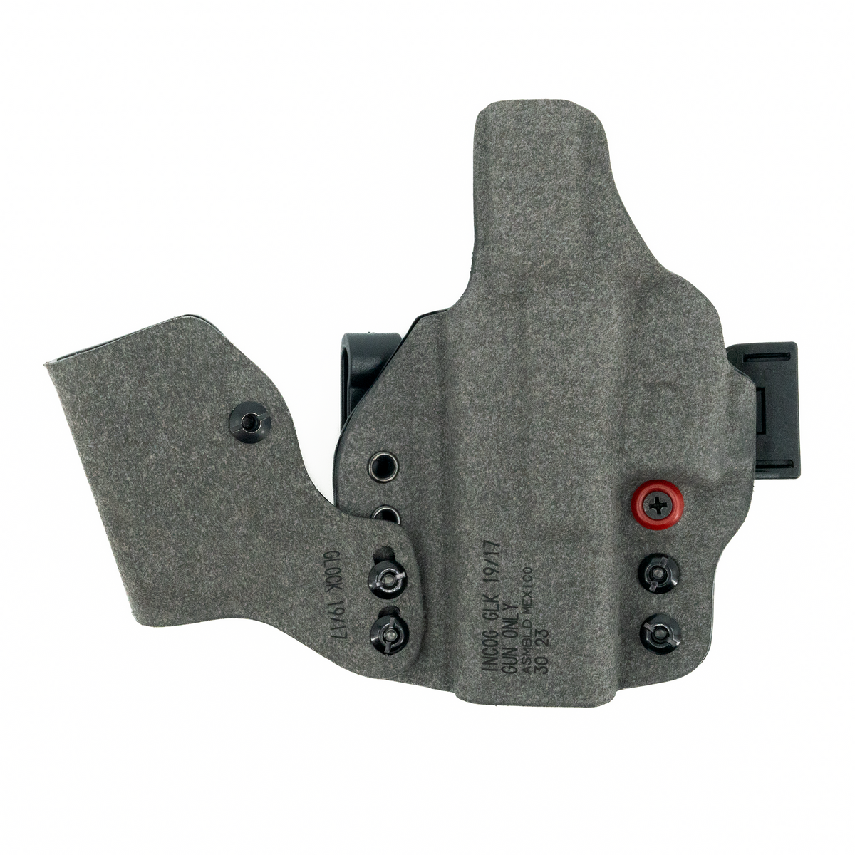 Haley Strategic Incog X Holster - Glock 17/19 — Grey, No Light + Mag Caddy Right, product view 4