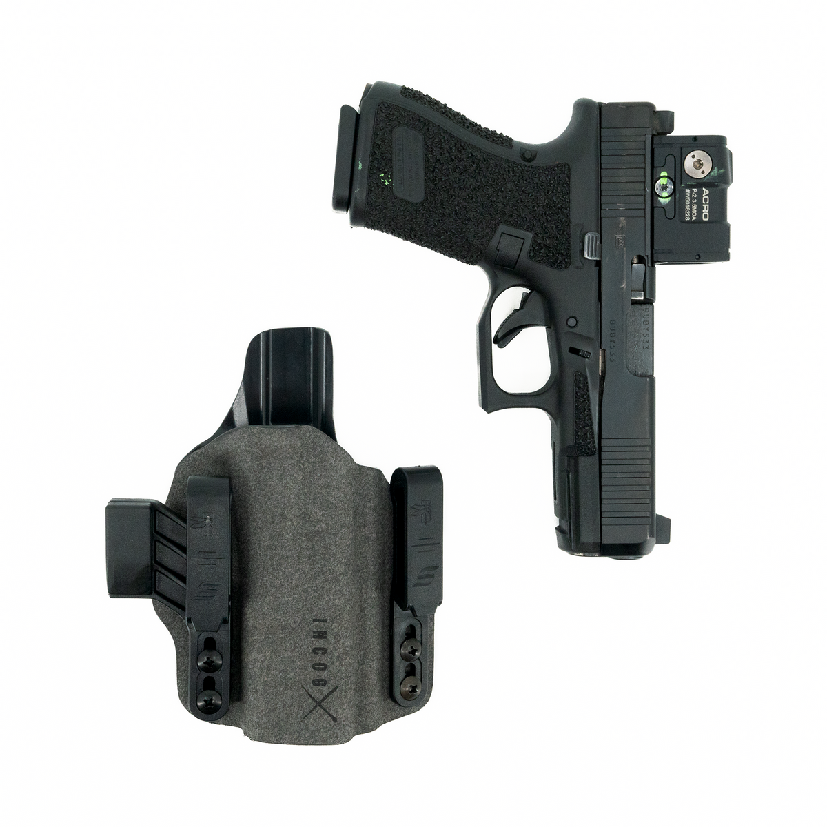 Haley Strategic Incog X Holster - Glock 17/19 — Grey, No Light Right, product view 10
