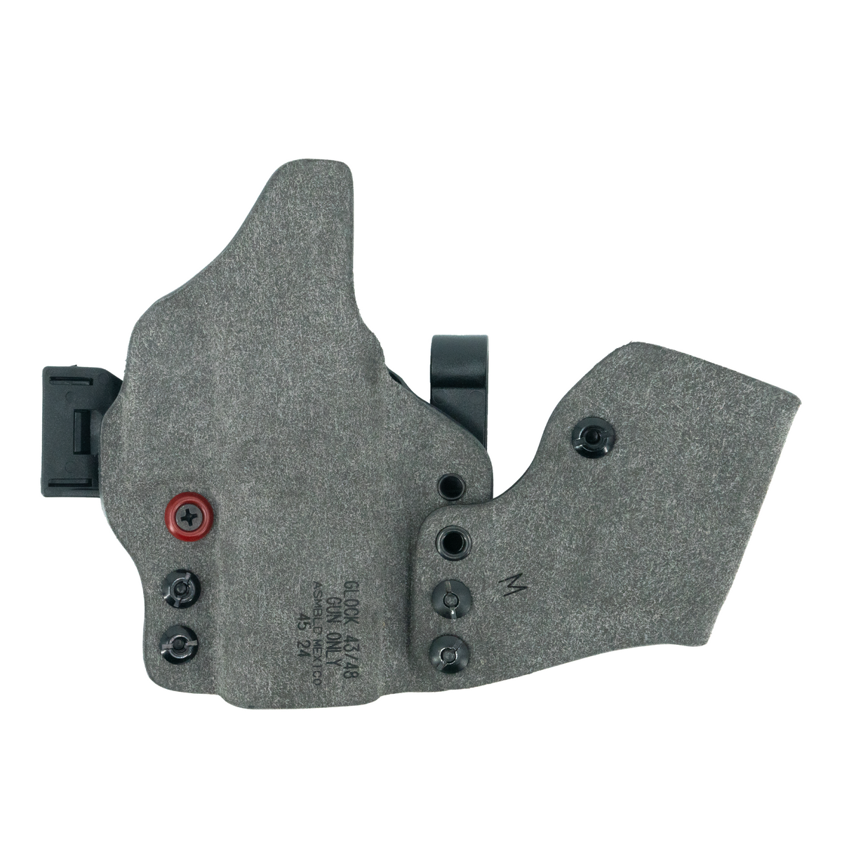 Haley Strategic Incog X Holster - Glock 43X/48 — Grey, No Light + Mag Caddy Left, product view 5