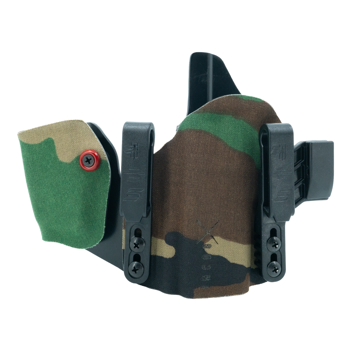 Haley Strategic Incog X Holster - Glock 43X/48 — M81 Woodland, No Light + Mag Caddy Left, product view 1