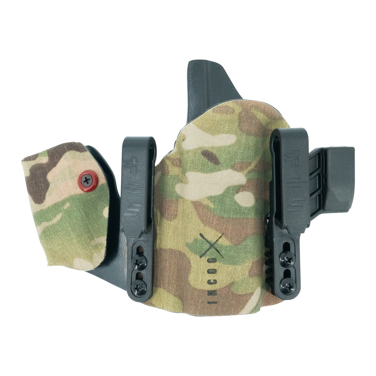 Haley Strategic Incog X Holster - Glock 43X/48 — Multicam, No Light + Mag Caddy Left, product view 1
