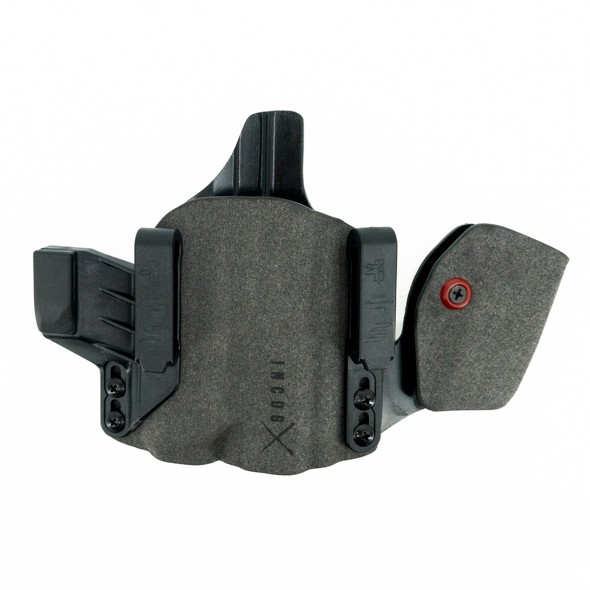 Haley Strategic Incog X Holster - Glock 43X/48 — Grey, Small Light + Mag Caddy Right, product view 3