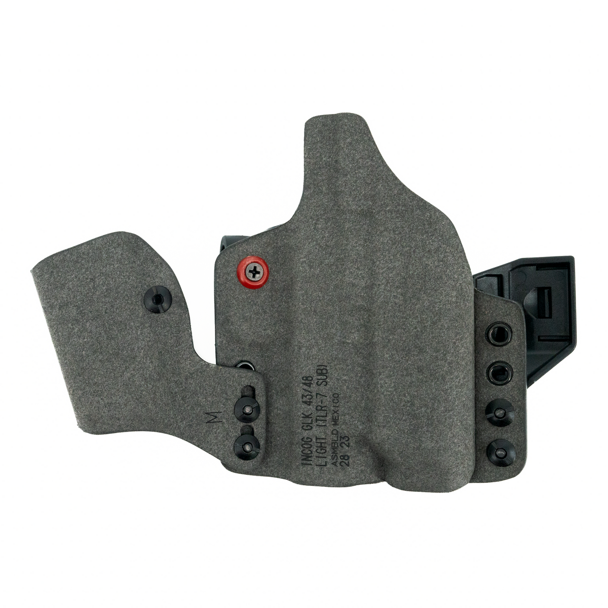 Haley Strategic Incog X Holster - Glock 43X/48 — Grey, Small Light + Mag Caddy Right, product view 5