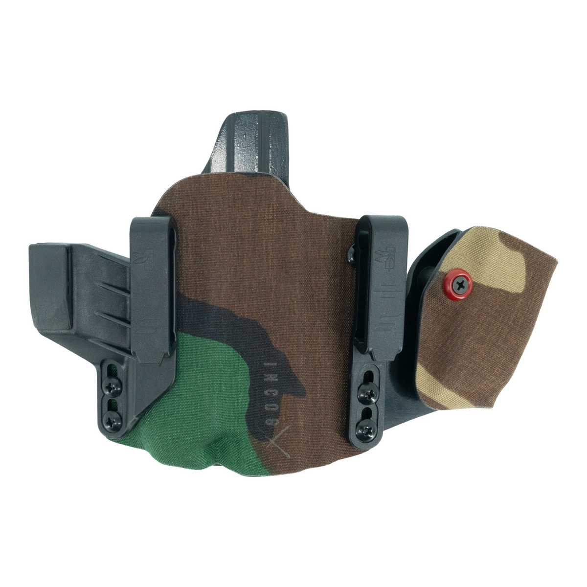 Haley Strategic Incog X Holster - Glock 43X/48 — M81 Woodland, Small Light + Mag Caddy Right, product view 1
