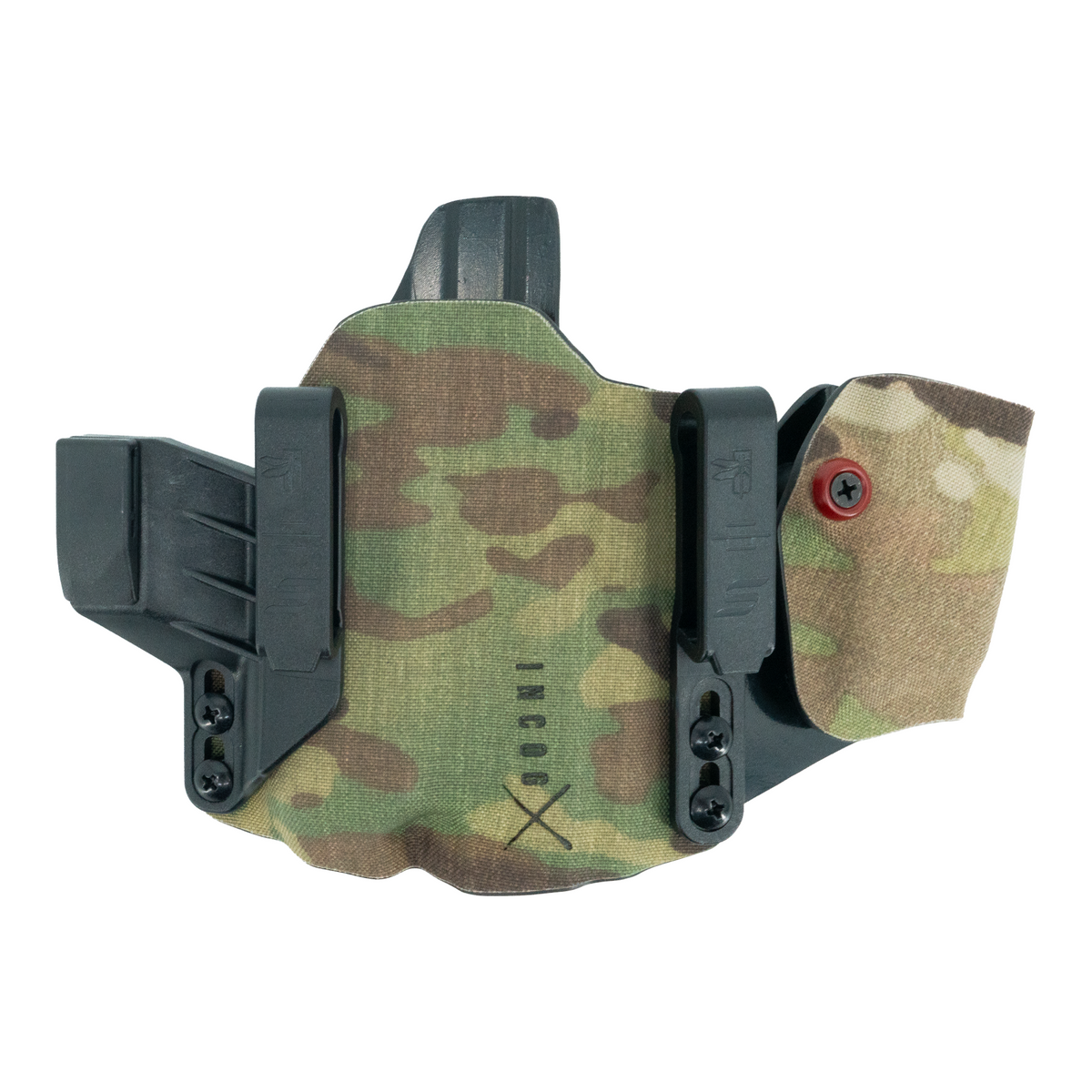 Haley Strategic Incog X Holster - Glock 43X/48 — Multicam, Small Light + Mag Caddy Right, product view 1