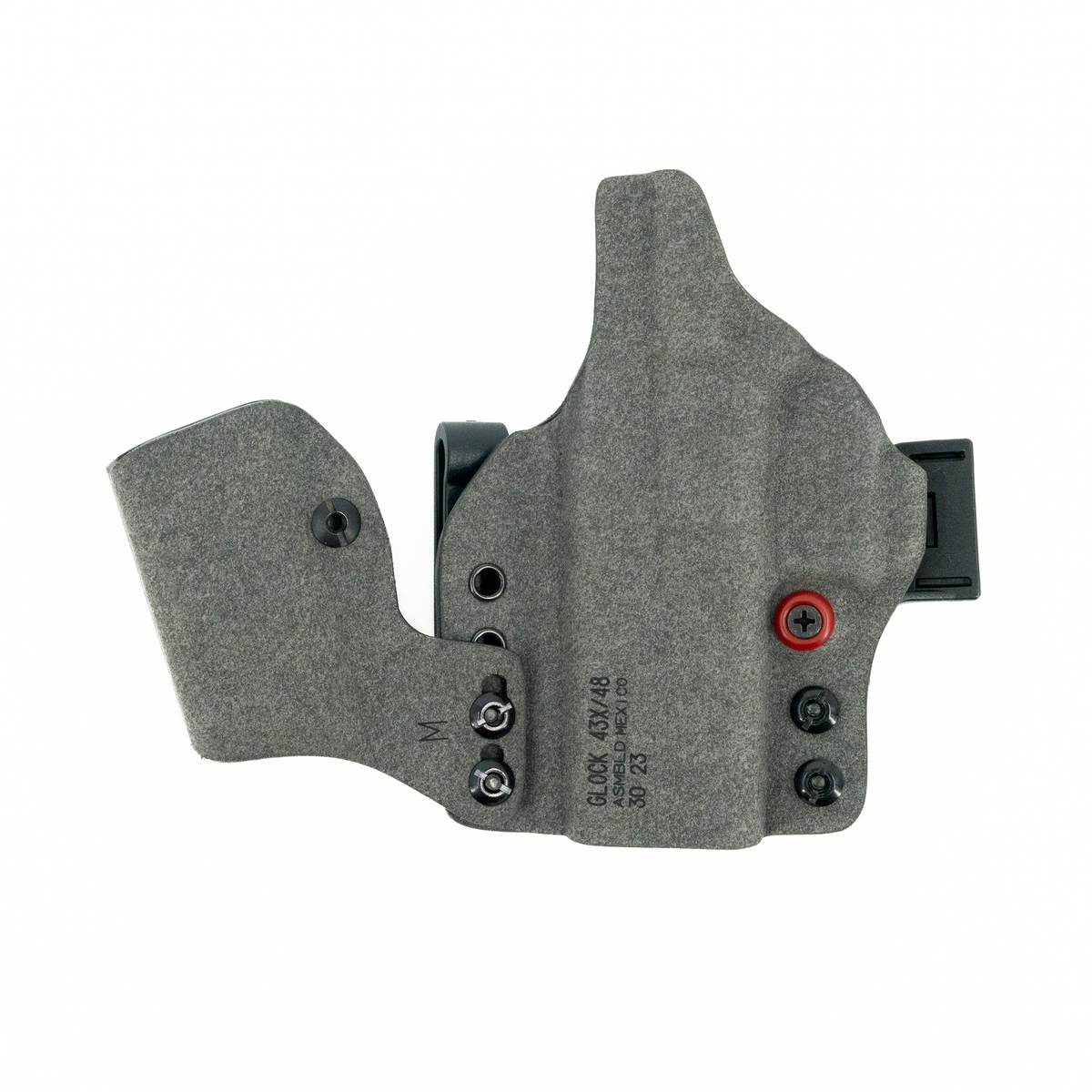 Haley Strategic Incog X Holster - Glock 43X/48 — Grey, No Light + Mag Caddy Right, product view 5