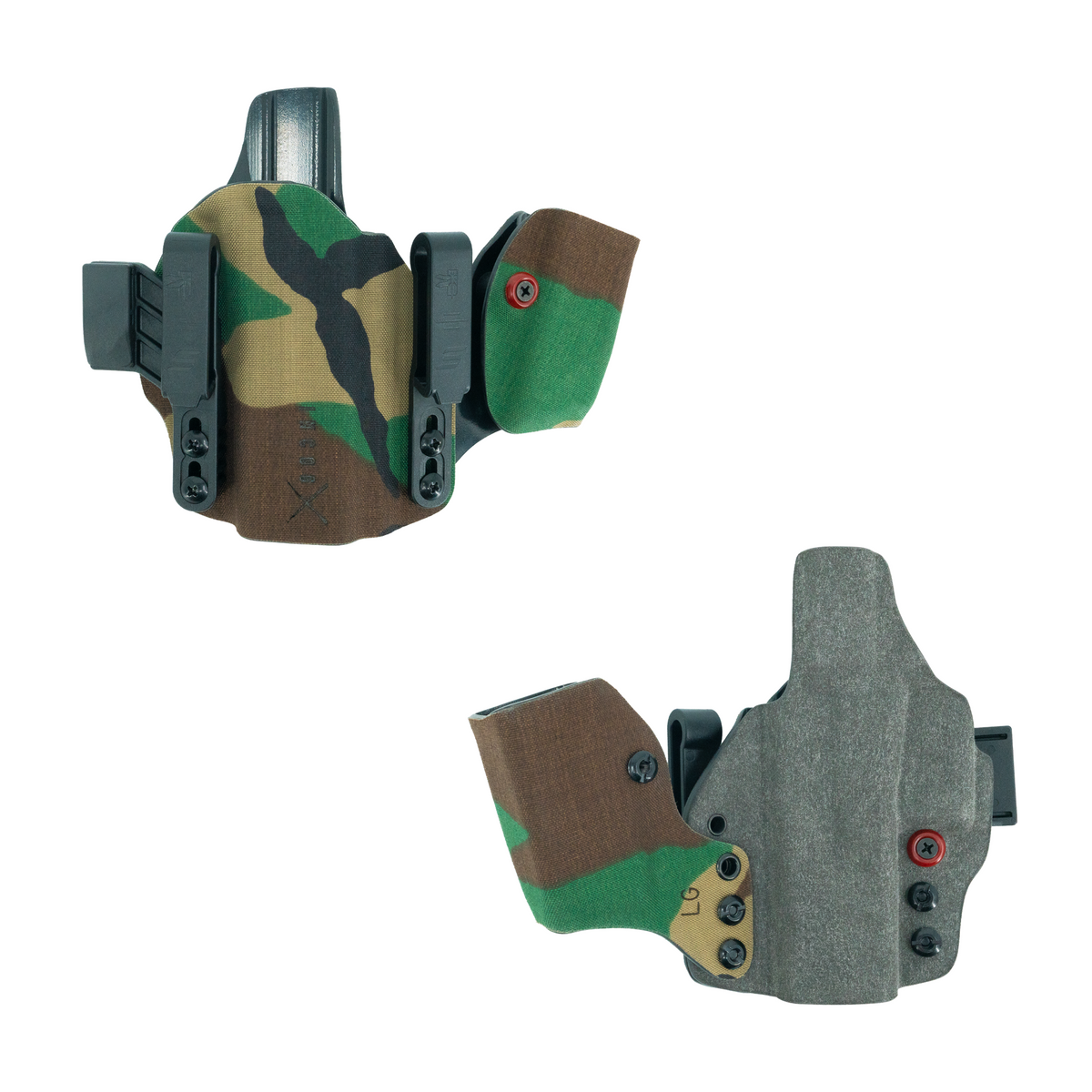 Haley Strategic Incog X Holster - Glock 43X/48 — M81 Woodland, No Light + Mag Caddy Right, product view 3