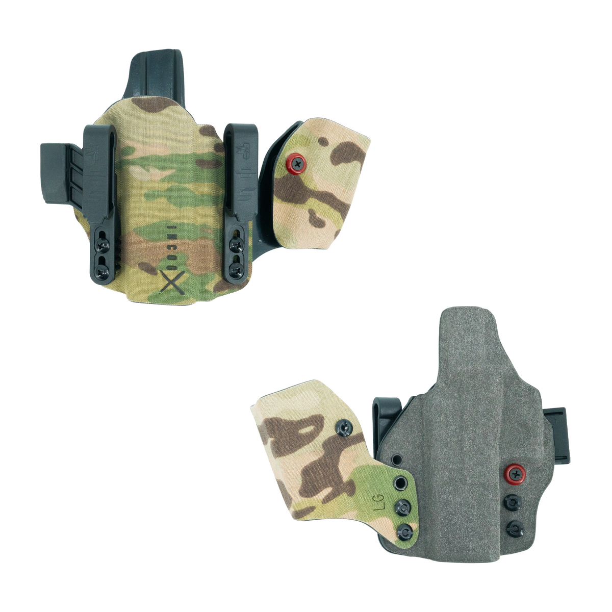 Haley Strategic Incog X Holster - Glock 43X/48 — Multicam, No Light + Mag Caddy Right, product view 3