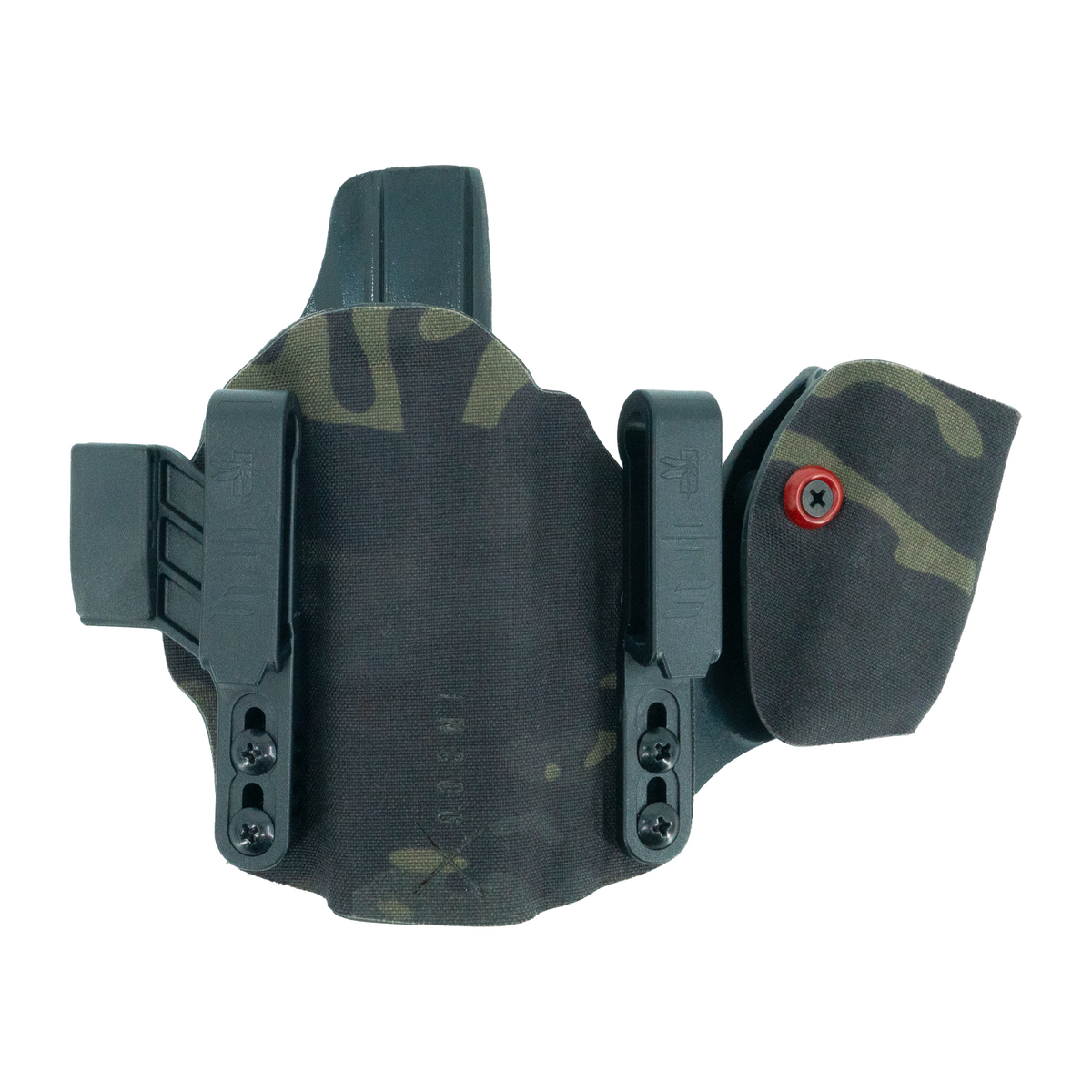 Haley Strategic Incog X Holster - Glock 43X/48 — Multicam Black, No Light + Mag Caddy Right, product view 1