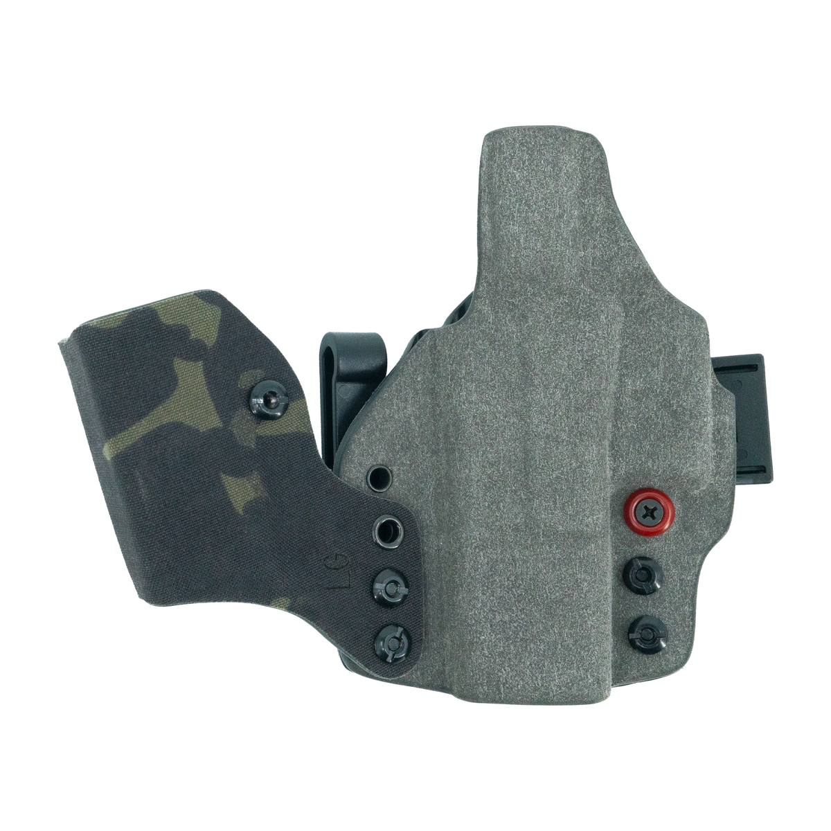 Haley Strategic Incog X Holster - Glock 43X/48 — Multicam Black, No Light + Mag Caddy Right, product view 2