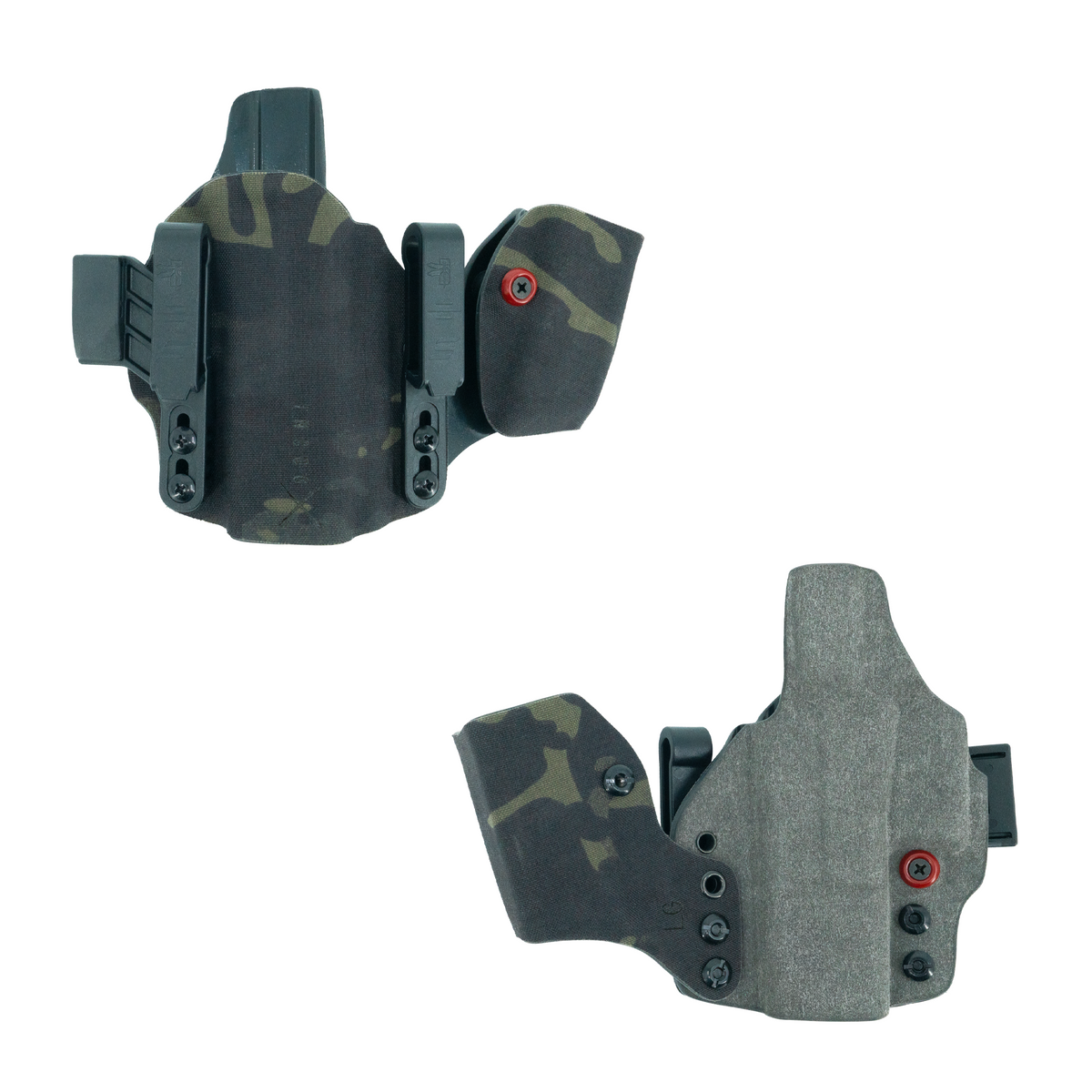 Haley Strategic Incog X Holster - Glock 43X/48 — Multicam Black, No Light + Mag Caddy Right, product view 3