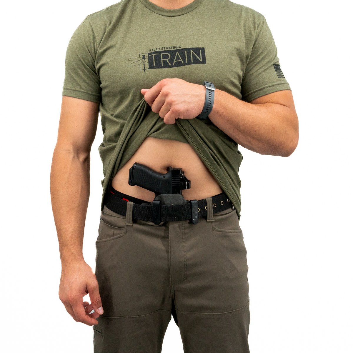 Haley Strategic Incog X Holster - Glock 43X/48 — Grey, No Light Right, product view 15