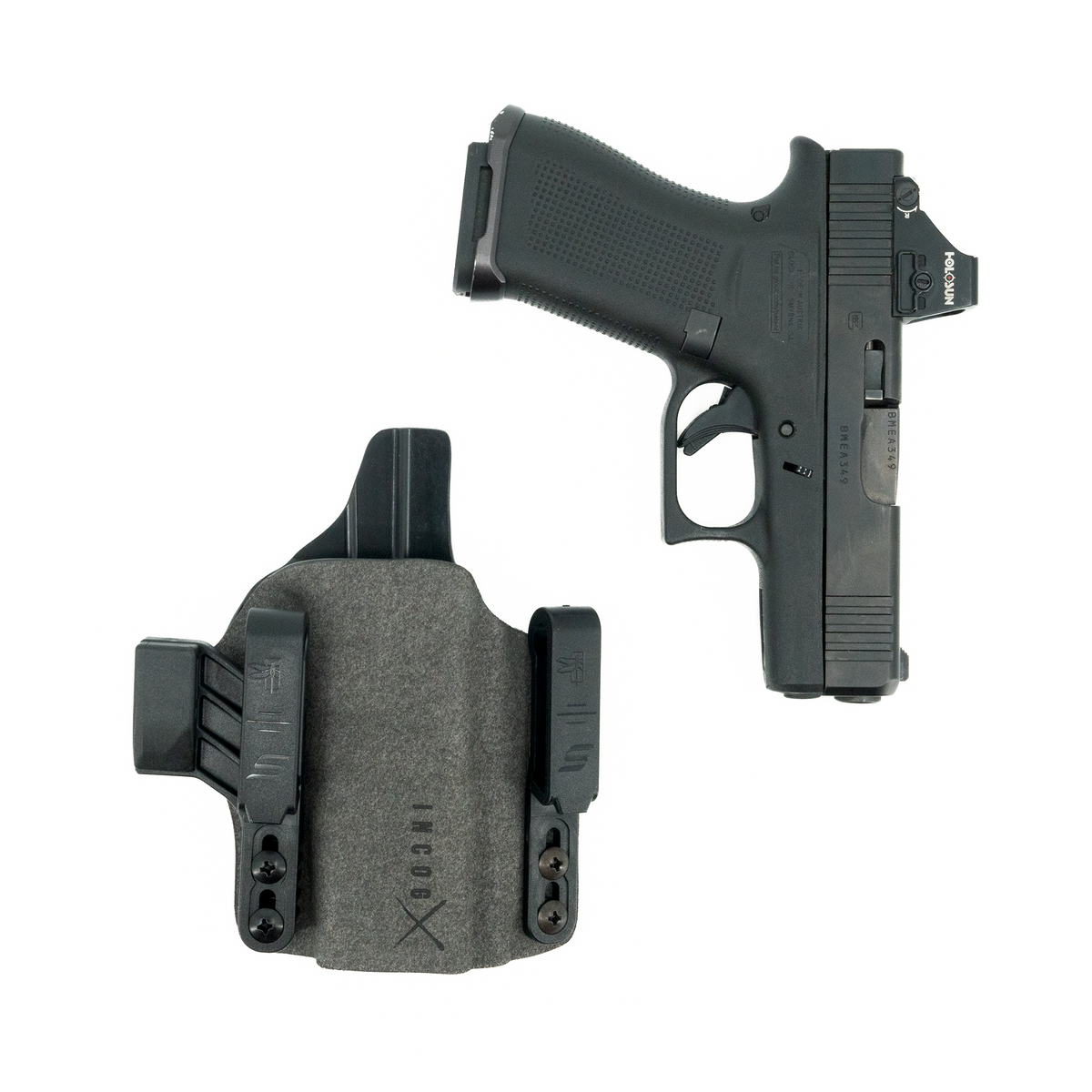 Haley Strategic Incog X Holster - Glock 43X/48 — Grey, No Light Right, product view 2