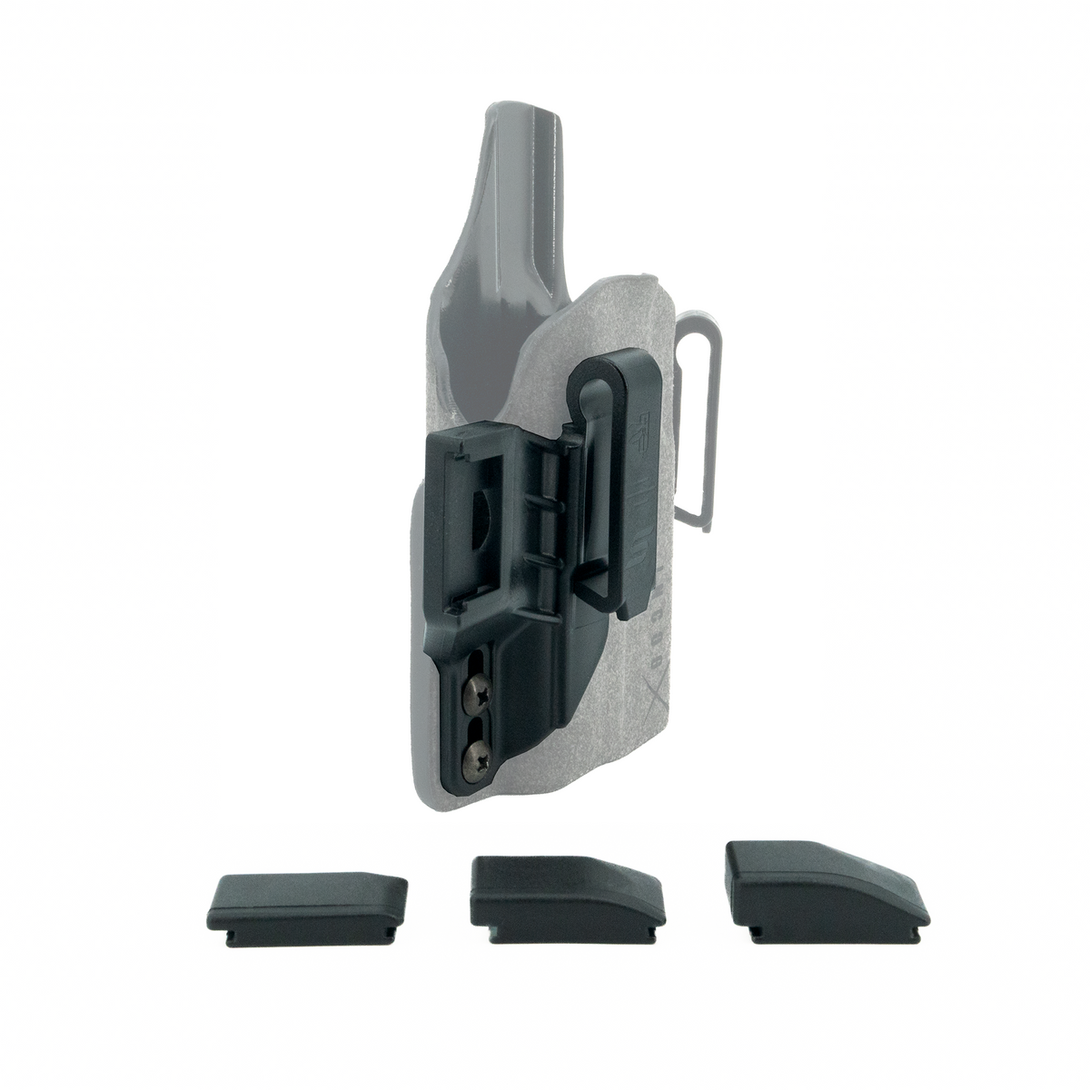 Haley Strategic Incog X Holster - Springfield Hellcat Pro/OSP — Grey, Small Light Right, product view 6