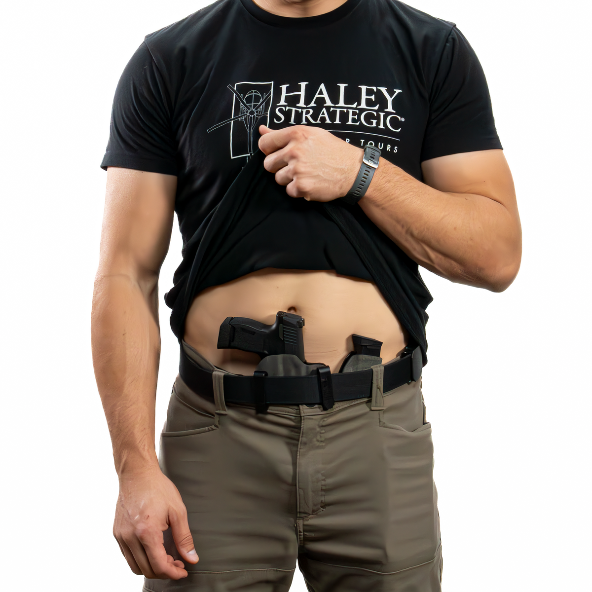 Haley Strategic Incog X Holster - SIG P365 X/XL — Grey, Small Light + Mag Caddy Right, product view 10