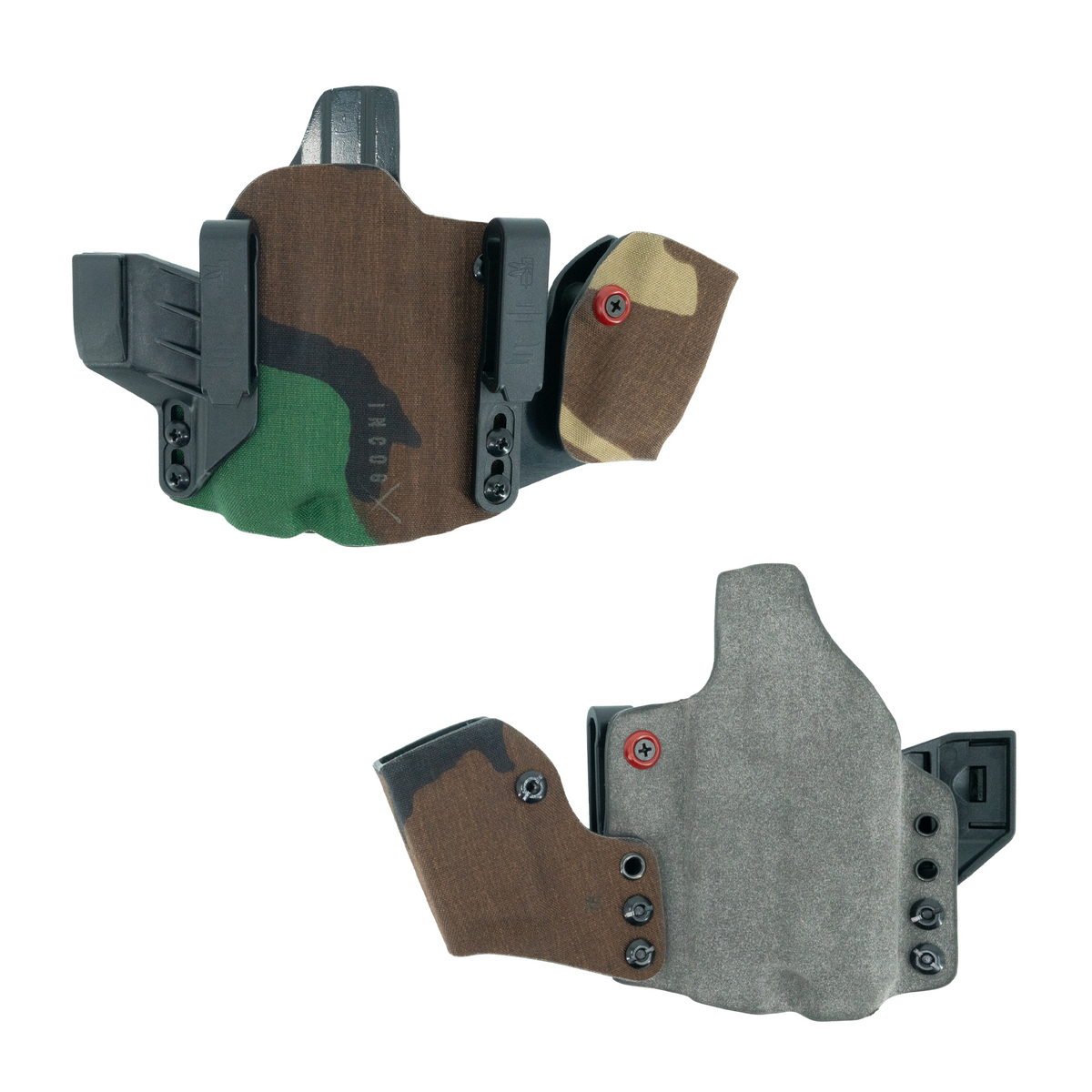 Haley Strategic Incog X Holster - SIG P365 X/XL — M81 Woodland, Small Light + Mag Caddy Right, product view 3